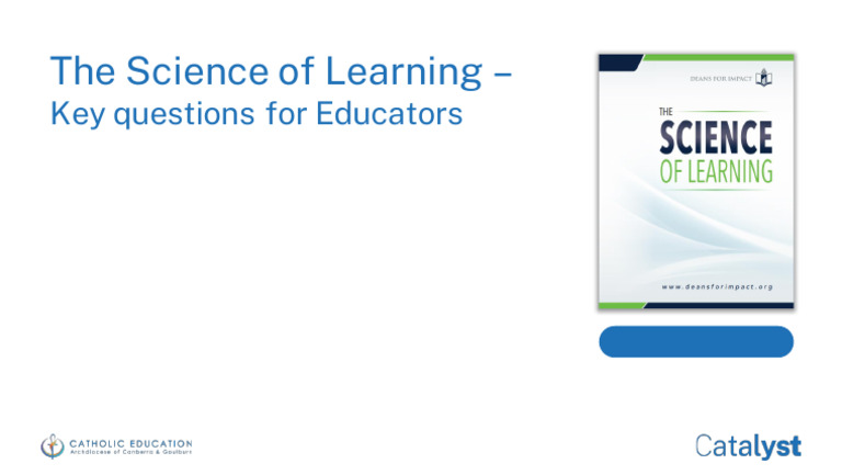 Key Learning Questions for Educators | PDF