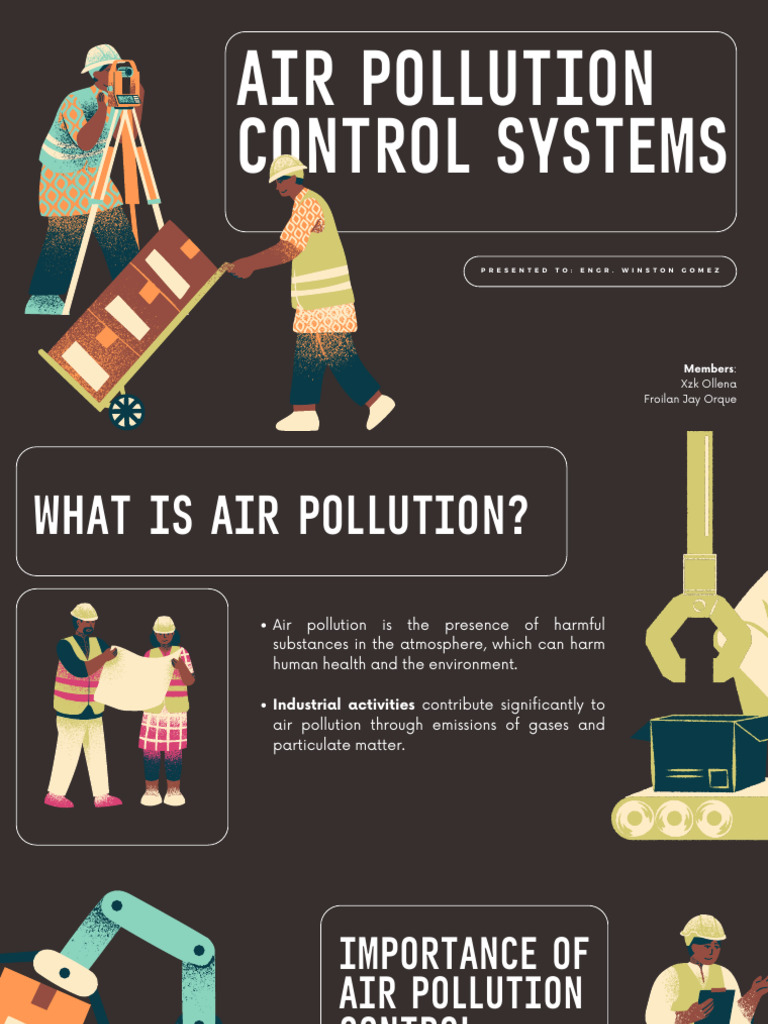 Brown and Green Creative Illustration Mechanical Engineering ...