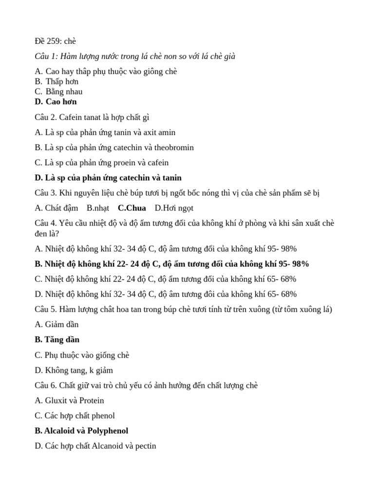 Đề 257 | PDF