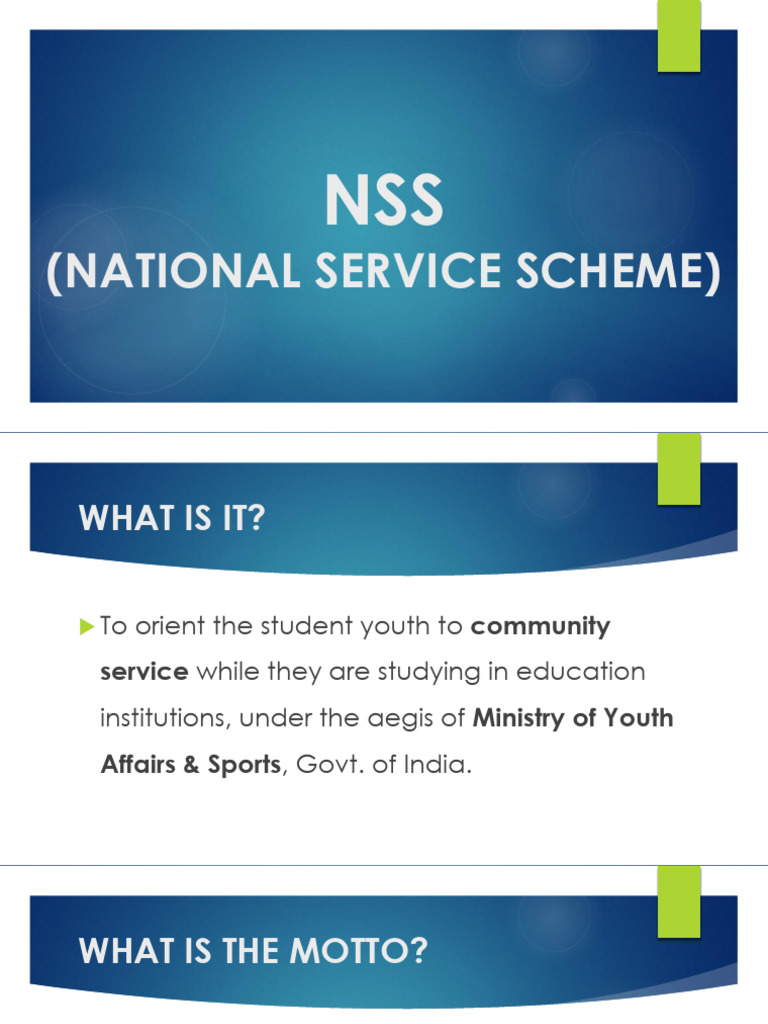 NSS Volunteer | PDF