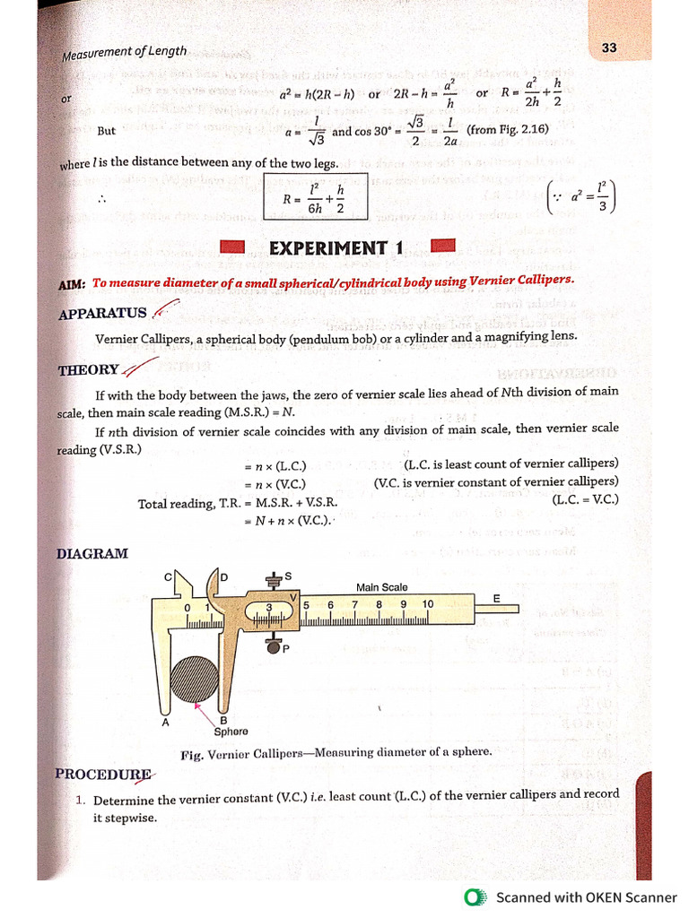 Phy Lab Manual | PDF