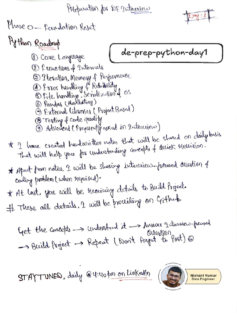De Prep Python Day1 | PDF