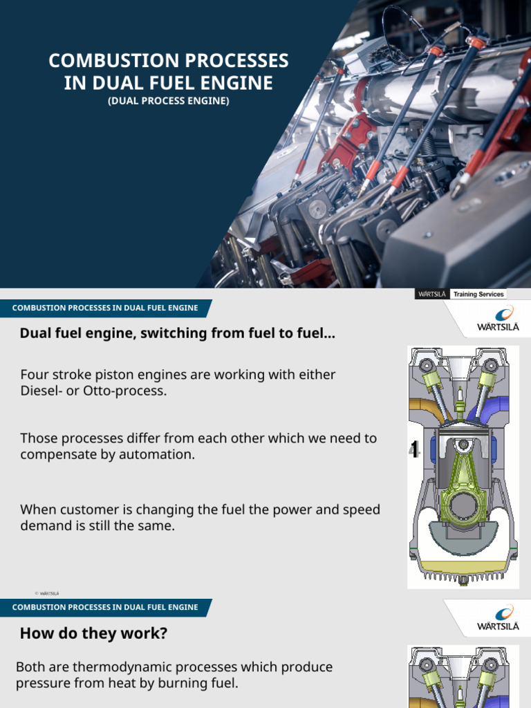 Combustion Processes in Dual Fuel Engine | PDF | Diesel Engine | Engines