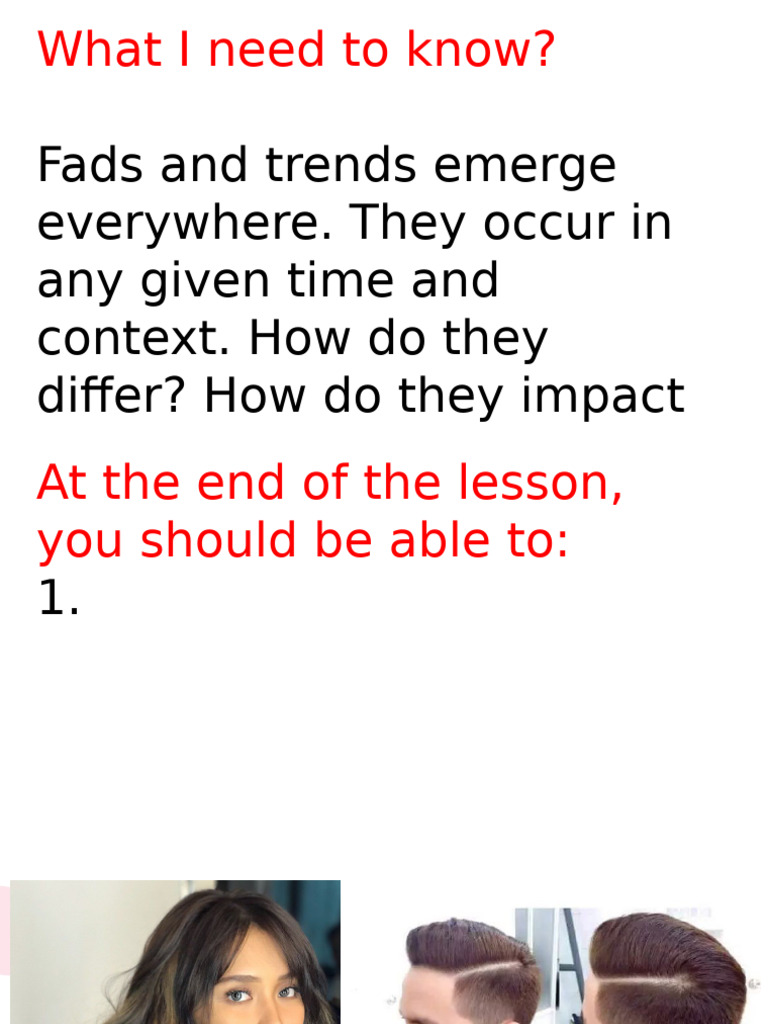 Understanding Fads vs. Trends | PDF