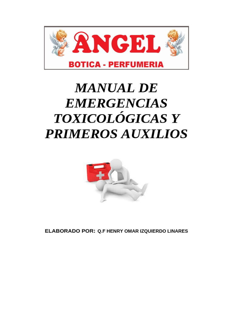 Manual de Primeros Auxilios Toxicológicos | PDF | Quemar | Herida