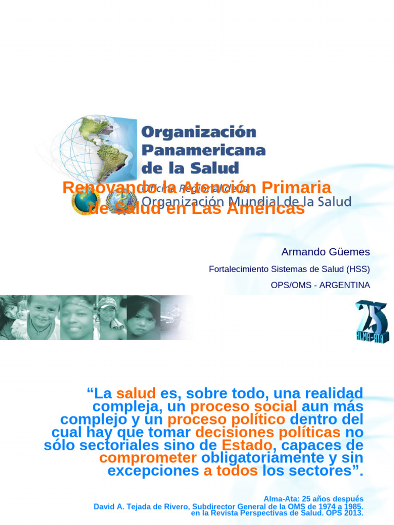 Renovación de la Atención Primaria en Salud | PDF | Sistema de salud ...