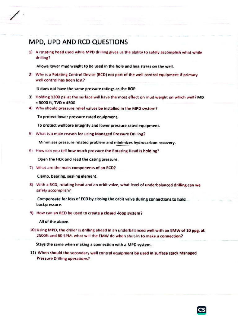 MPD New Questions | PDF