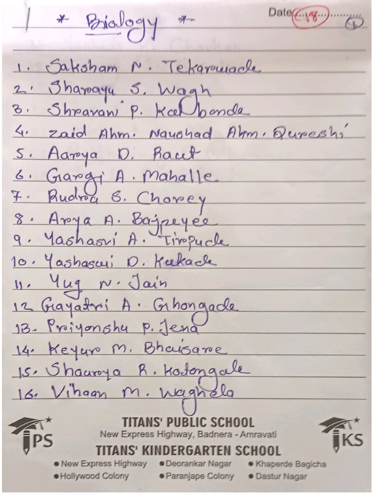 Bio List | PDF