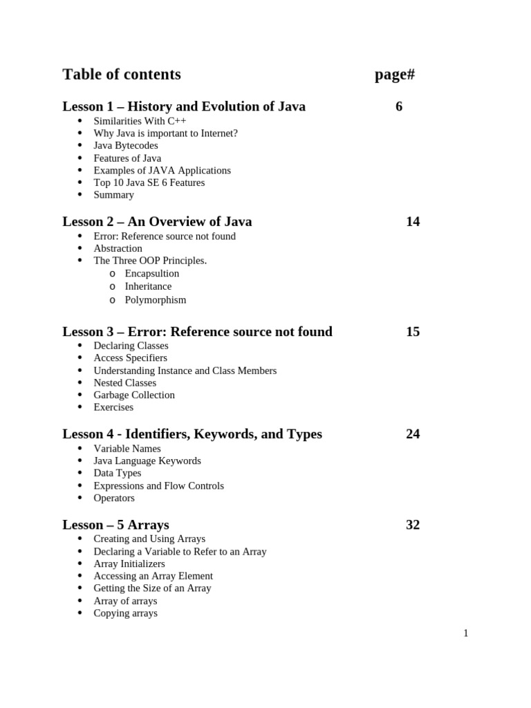 Comprehensive Java Programming Guide | PDF | Class (Computer ...