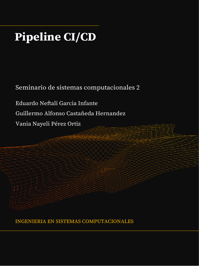 Pipeline CICD | PDF | Servidor (Computación) | Ingeniería Informática