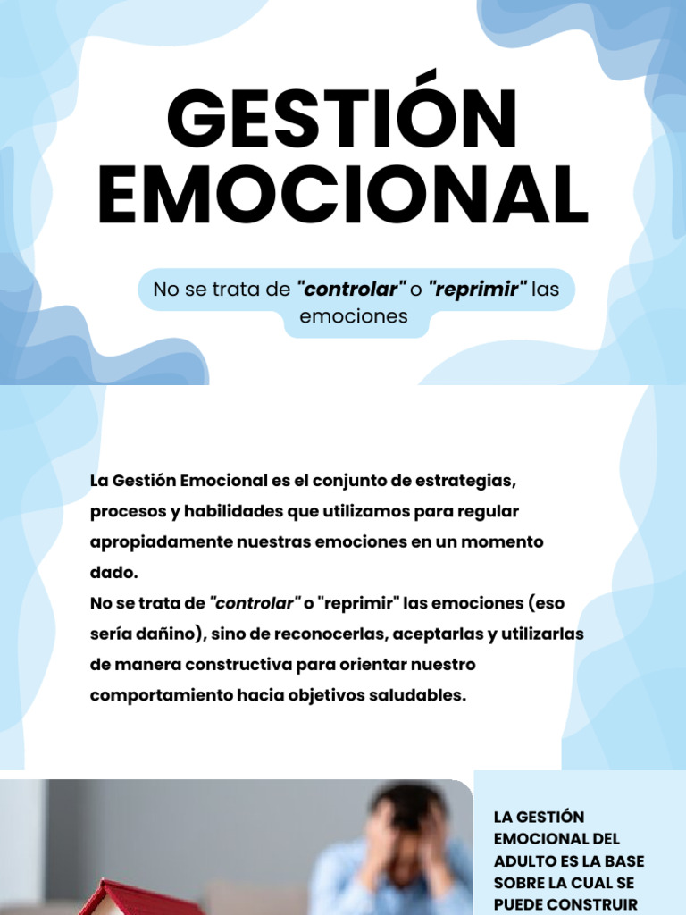 Estrategias de Gestión Emocional | PDF | Las emociones | Adultos