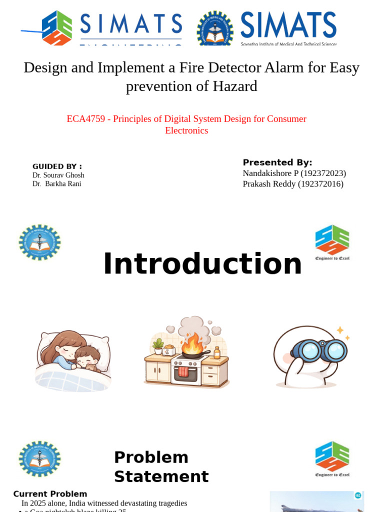 Fire Detector Alarm System Design | PDF | Security Alarm | Fire Safety
