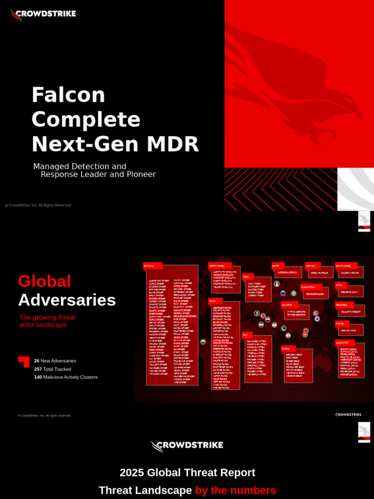 Falcon Complete: Next-Gen MDR Solutions | PDF | Security | Computer ...