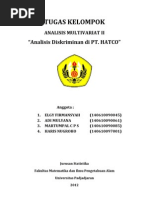 Download Tugas Kelompok Analisis Diskriminan ELGY ADI MARTUMPAL HARIS by Devi Putri Dewanti SN97638610 doc pdf
