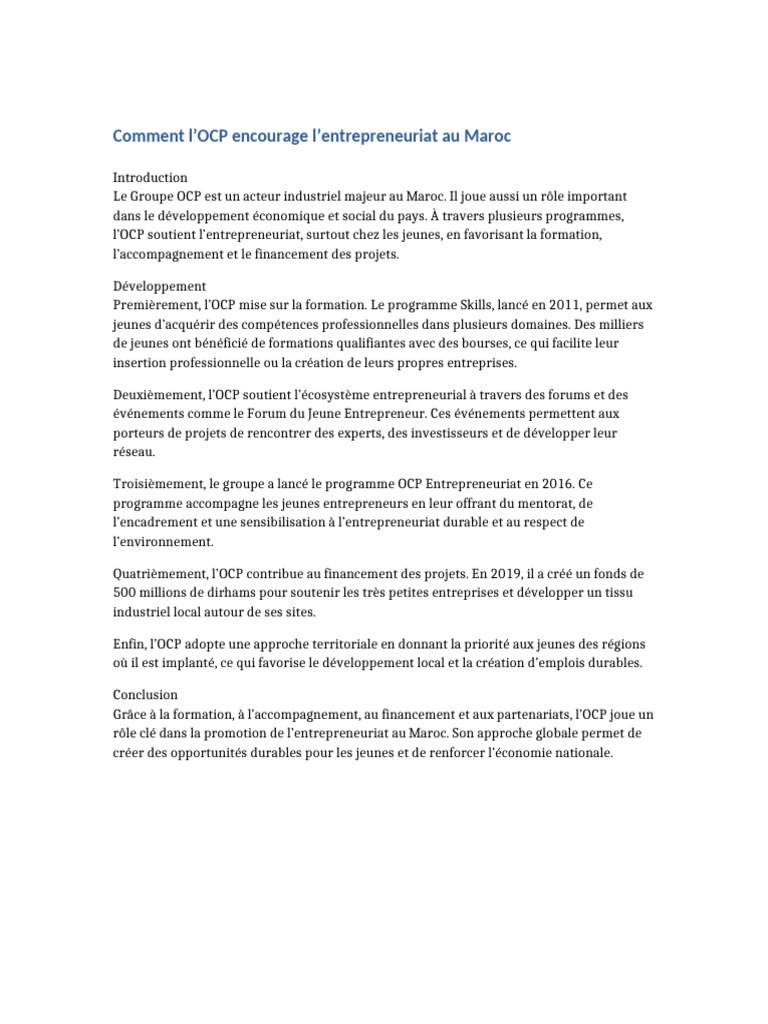 Ocp E Document