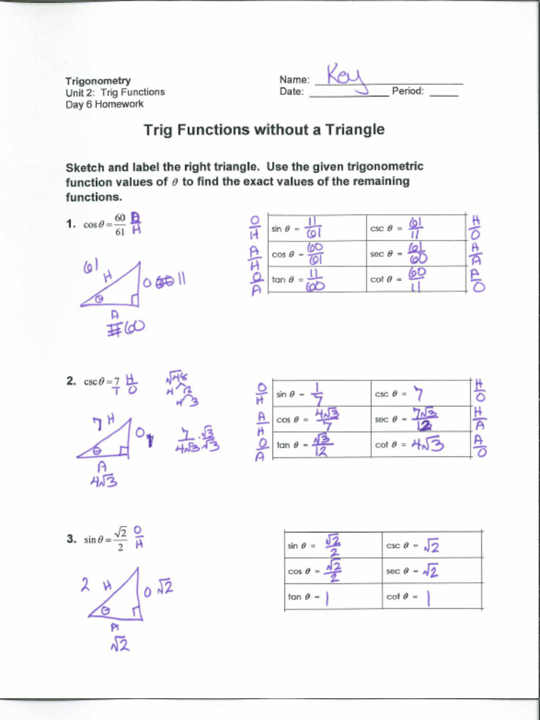 2122 Lesson 5 HW Key - No Triangle | PDF