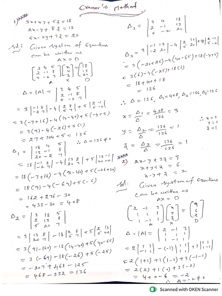 Matrices 4 Methods Problems | PDF
