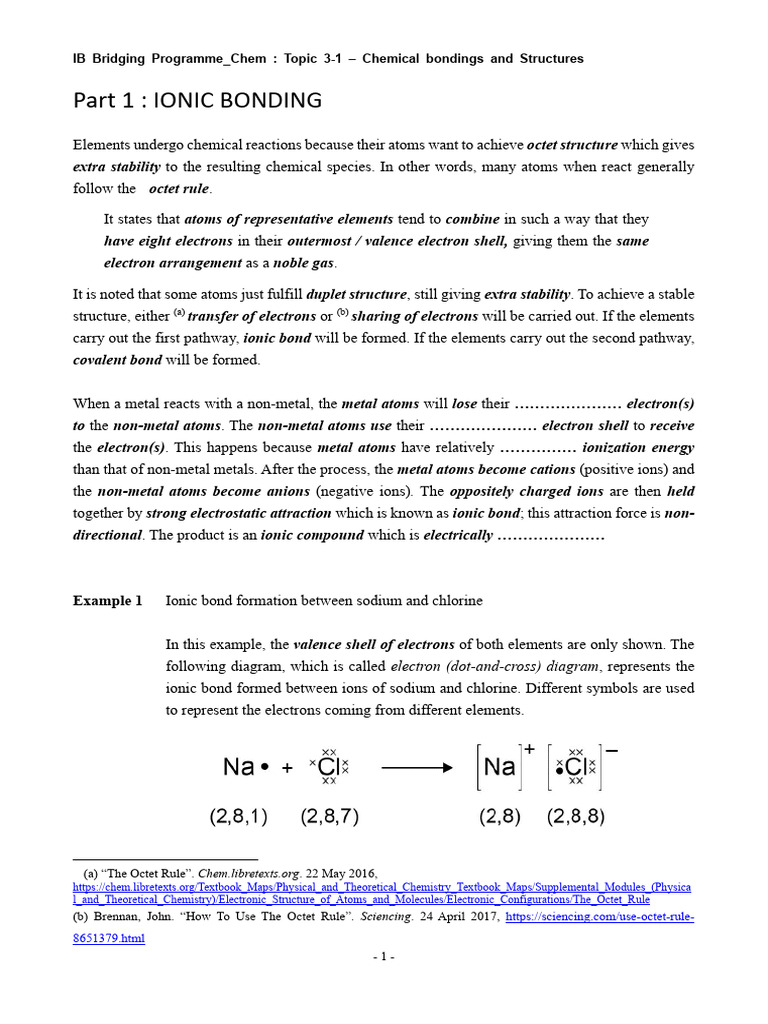 Ionic Bonding and Compound Structures | PDF | Ion | Ionic Bonding