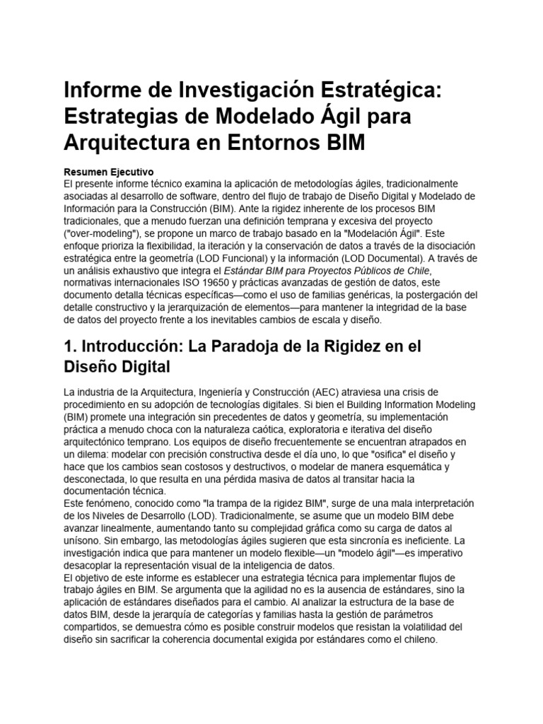 Modelado Ágil en Entornos BIM | PDF | Modelado de información de ...