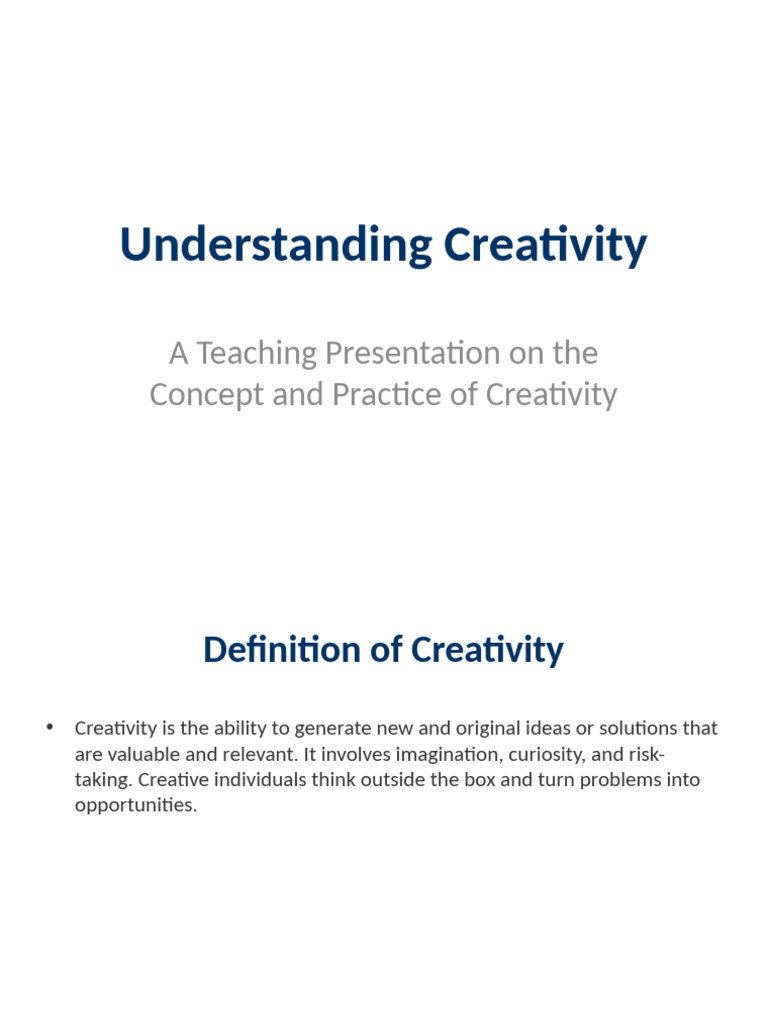 Mastering Creativity for Innovation | PDF