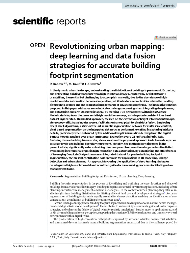 Deep Learning for Urban Building Segmentation | PDF | Image ...