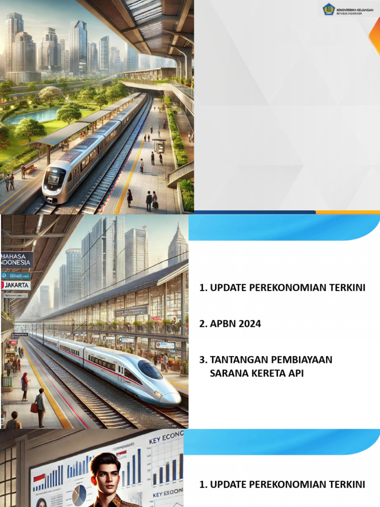 Tantangan Pembiayaan Kereta Api 2024 | PDF