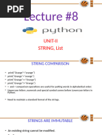 Python Lists: Operations and Outputs | PDF | Computer Programming ...