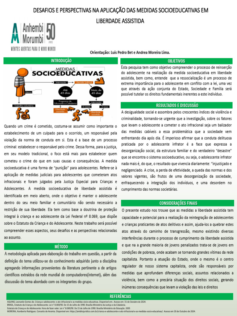 Medidas Socioeducativas e Liberdade Assistida | PDF | Adolescência ...