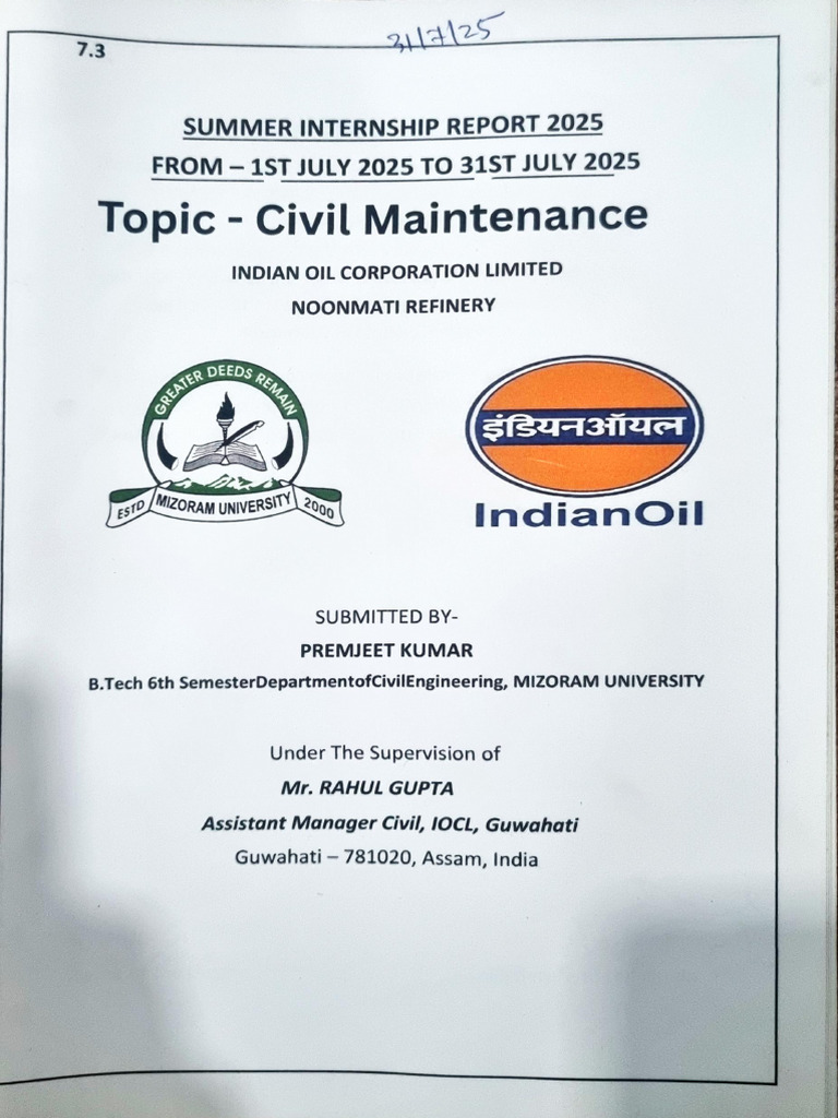 Report Iocl GR | PDF