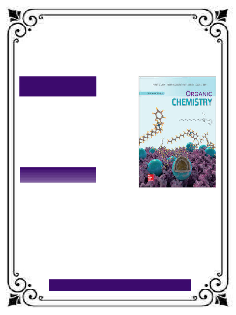 (eBook PDF) Organic Chemistry 11th Edition By Francis Carey eBook ...