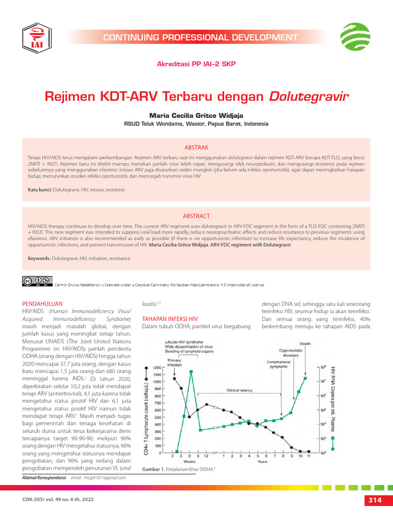 Rejimen KDT-ARV Dolutegravir Terbaru | PDF