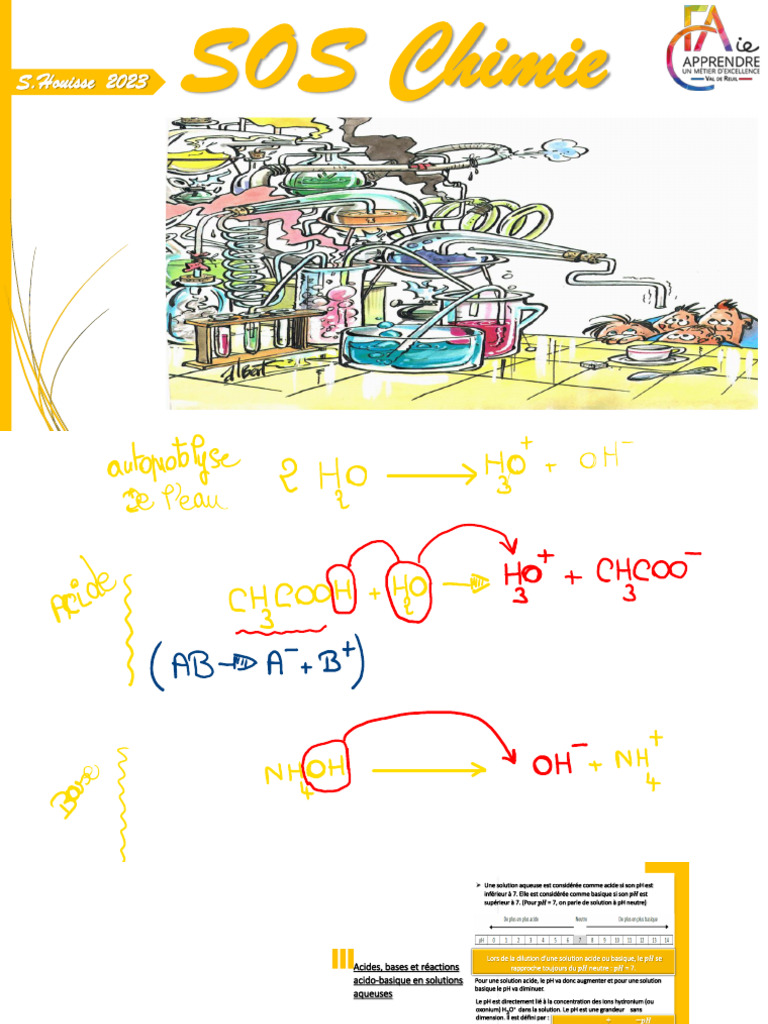 Acides, Bases et pH en Solutions Aqueuses | PDF