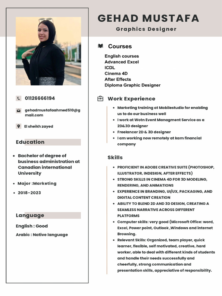 Gehad’s Resume | PDF