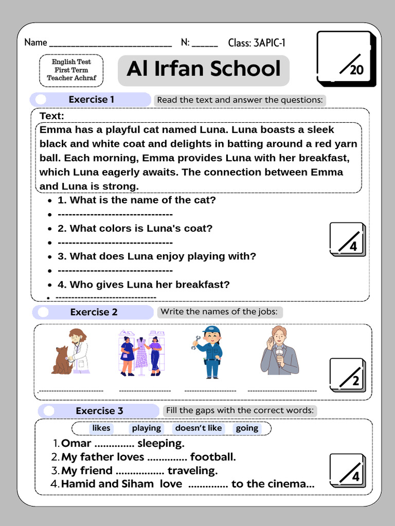 1st Tests-4 | PDF