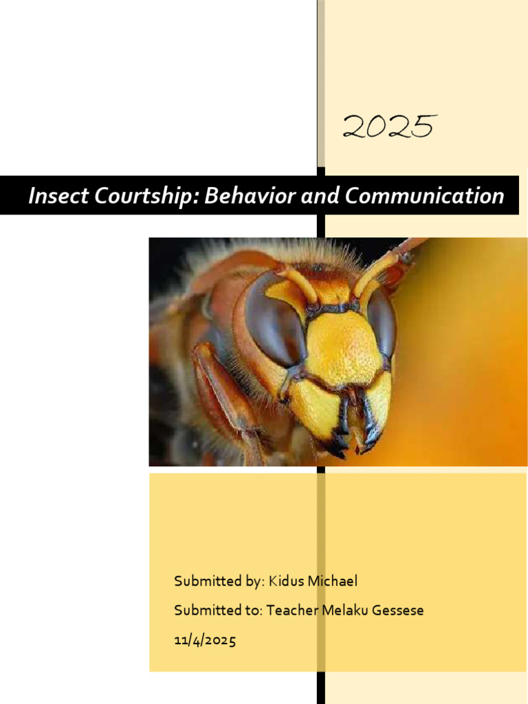 advanced on insect courtship | PDF | Drosophila Melanogaster | Insects