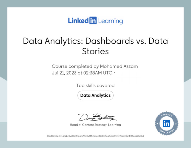 Data Analytics: Dashboards vs. Stories | PDF