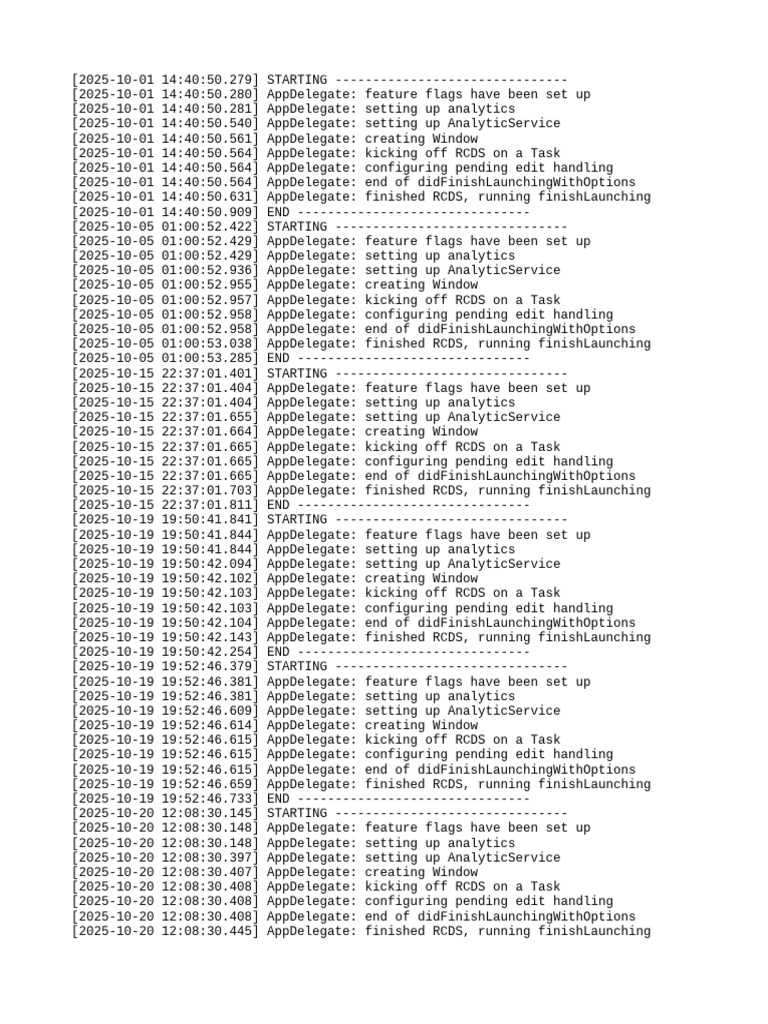 AppDelegate Analytics Setup Log | PDF | Software | Microsoft Windows