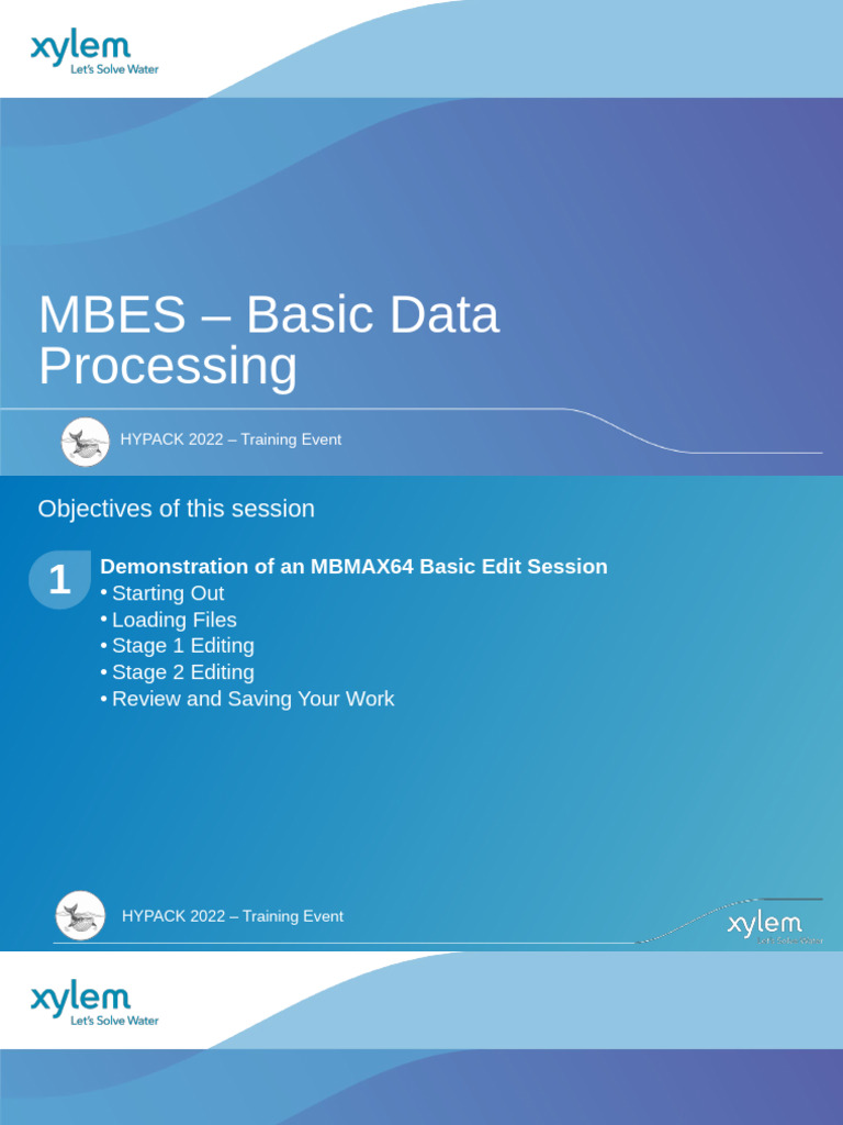 MBES Basic Processing.2022 | PDF | Computing | Software