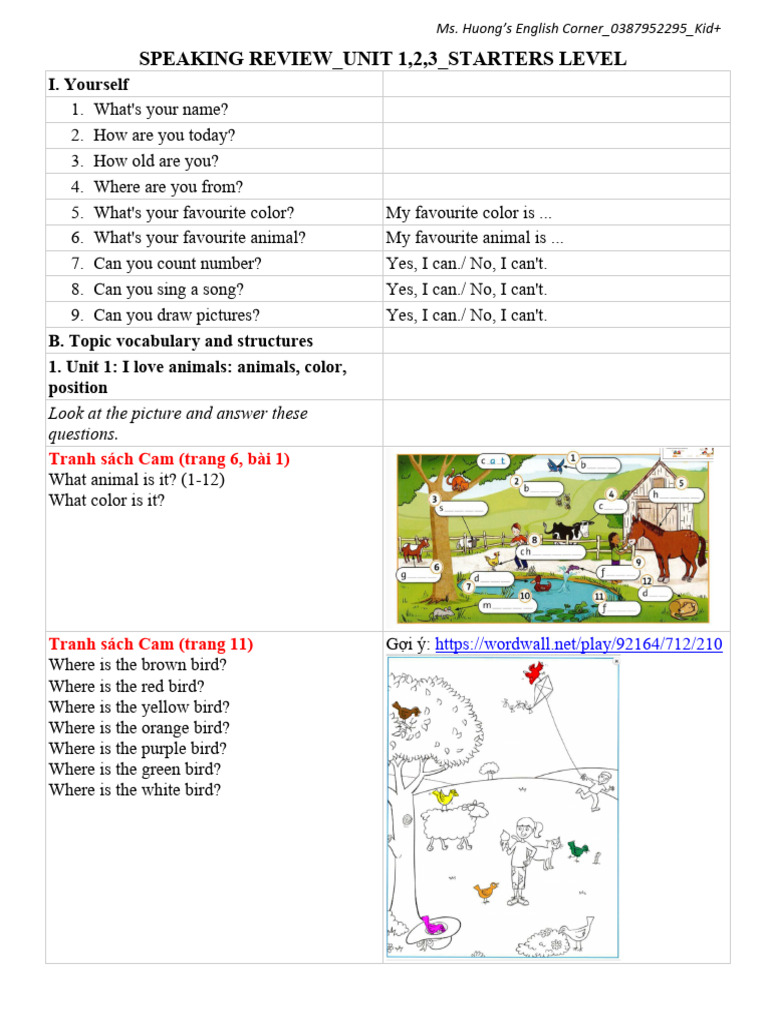 Speaking Review u1,2,3 | PDF | Chess Theory | Chess