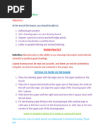 Border Lines and Title Blocks in Drafting | PDF