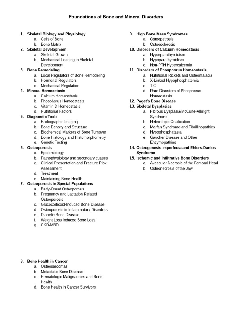 Foundations of MBD | PDF | Bone | Osteoporosis