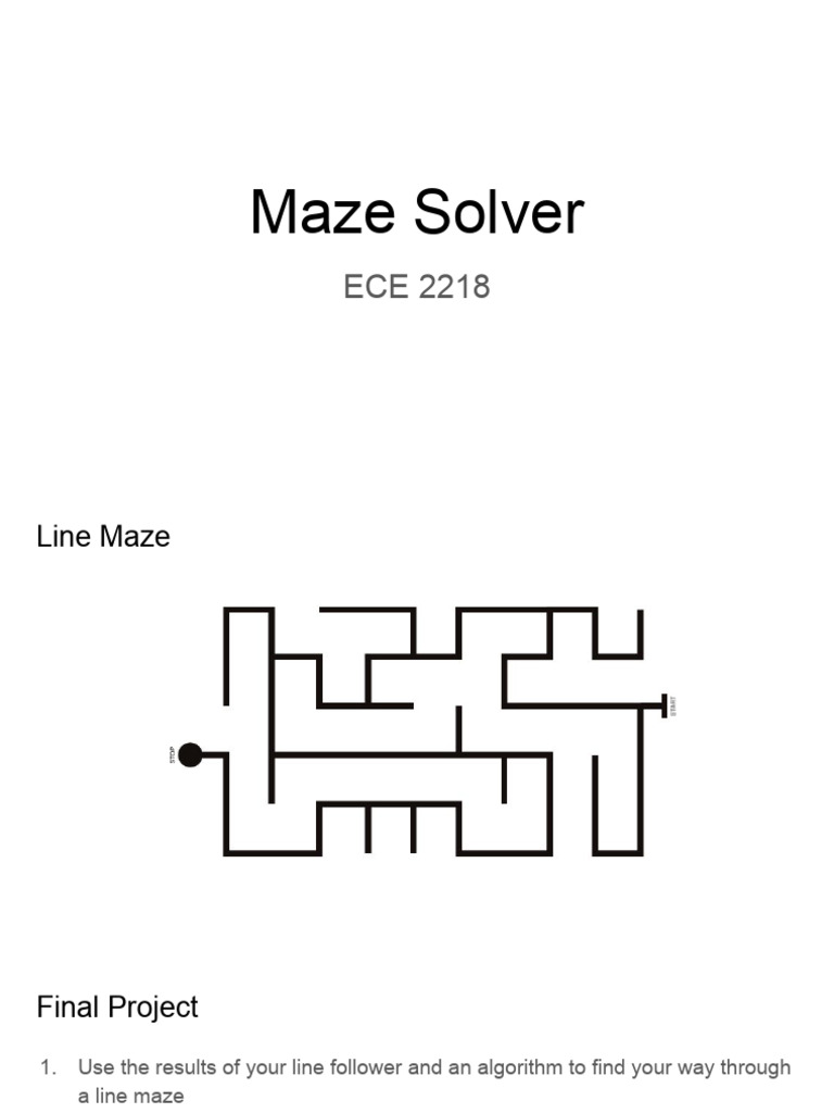 Line Maze Solver Algorithm Guide | PDF | Applied Mathematics | Algorithms