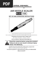 Download Air Needle Scaler Model 1108 by renspur SN9764771 doc pdf