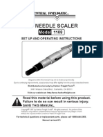 Air Needle Scaler Model 1108