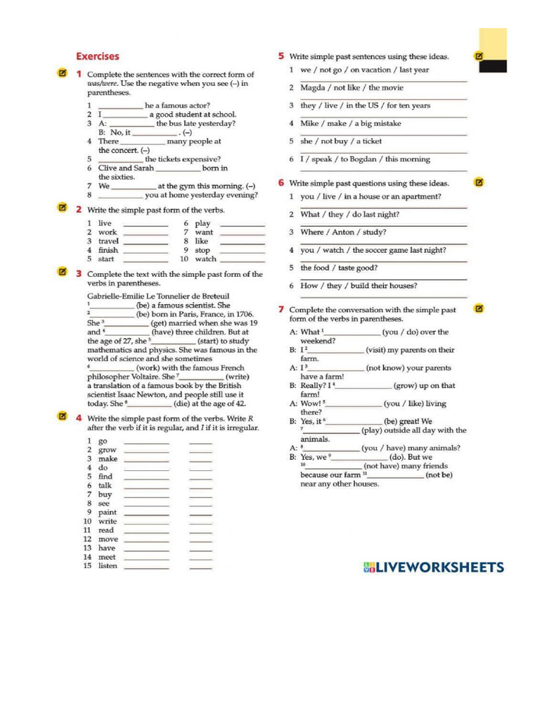 Past Simple 2 | PDF