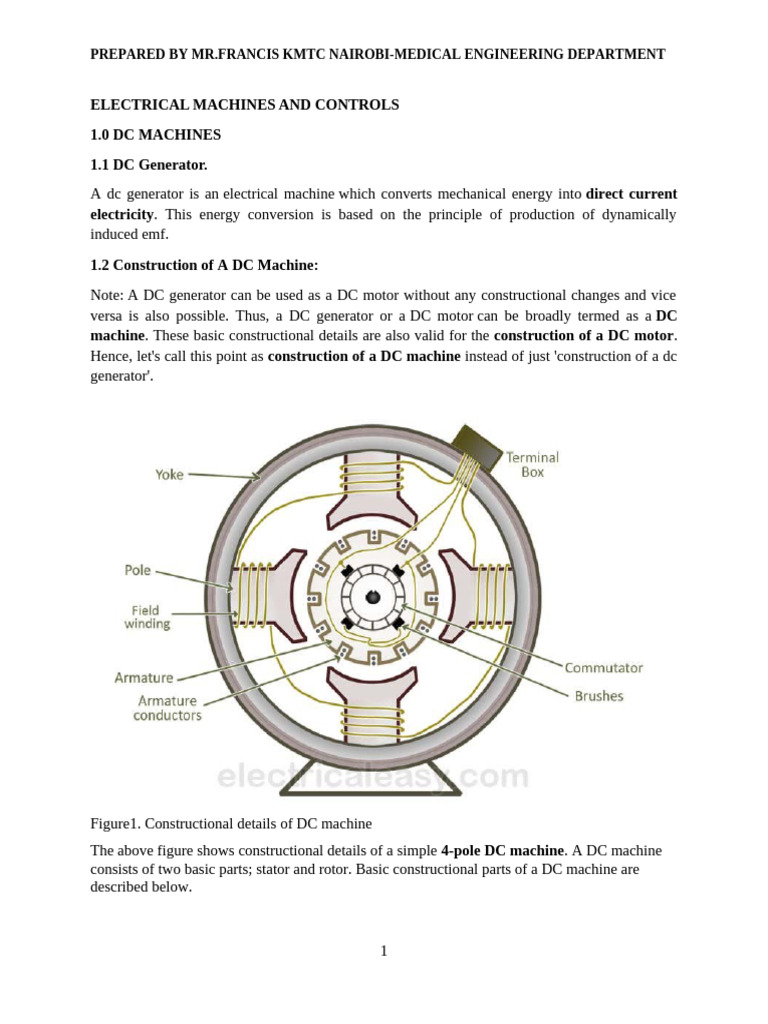 DC Machine & Single Phase Ac Motor | PDF | Electromagnetic Induction ...
