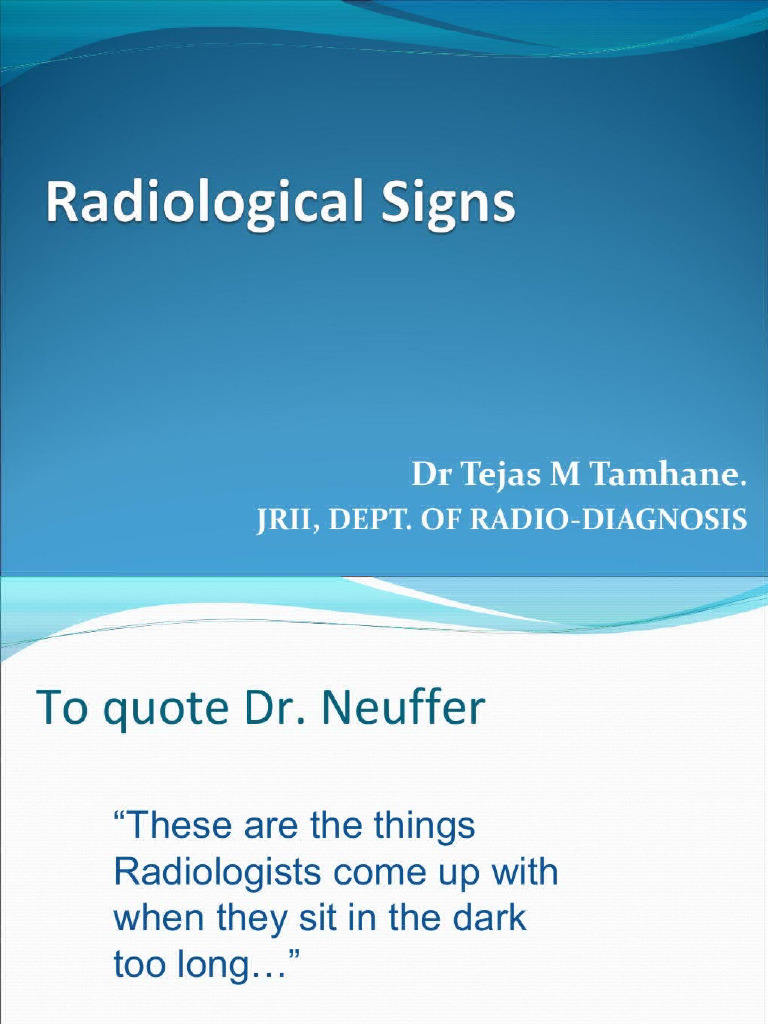 radiology-signs-49647194 | PDF