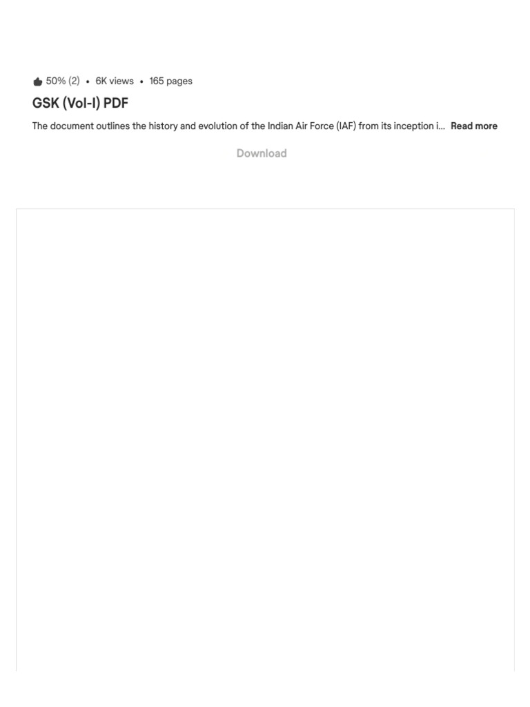 History of the Indian Air Force | PDF