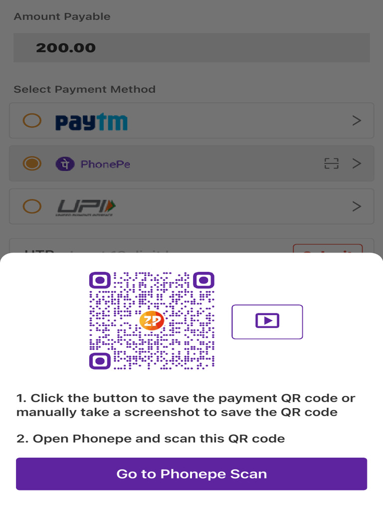 Payment Instructions and QR Code Guide | PDF