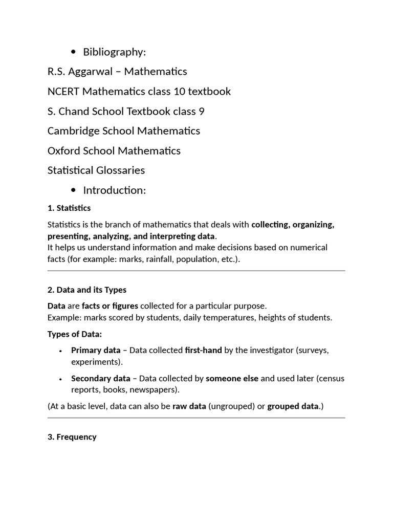 Understanding Basic Statistics Concepts | PDF
